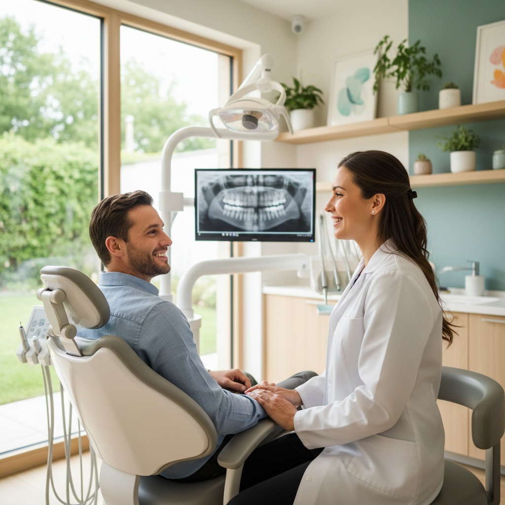 Perfect healthy smile — professional dental photography